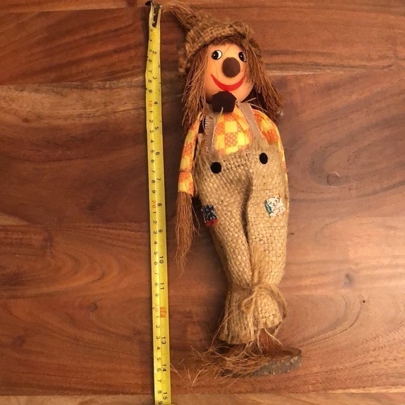 VINTAGE 70โs/80โs SCARECROW TABLETOP FIGURE - Picture 6 of 6
